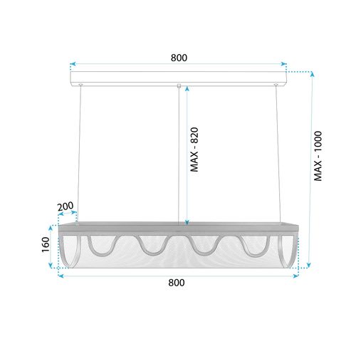 Viseća stropna lampa Led APP1409-CP slika 12