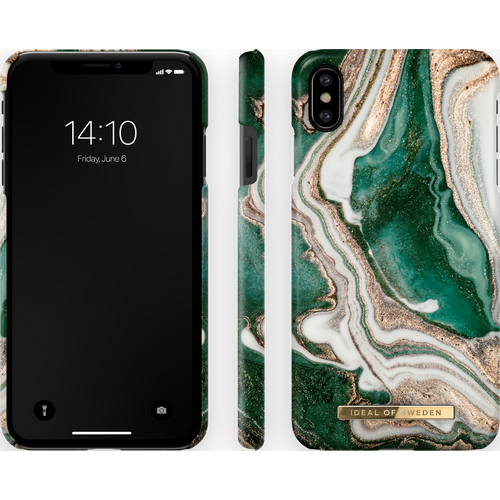 Maskica - iPhone Xs Max - Golden Jade Marble - Fashion Case slika 3