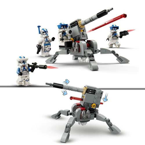 Igra Gradnje Lego Star Wars 75345 Fighting Pack of the Troopers Clone of the 501st Legion slika 7