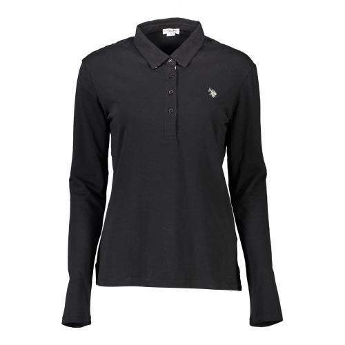 US POLO LONG SLEEVE POLO WOMAN BLACK slika 1