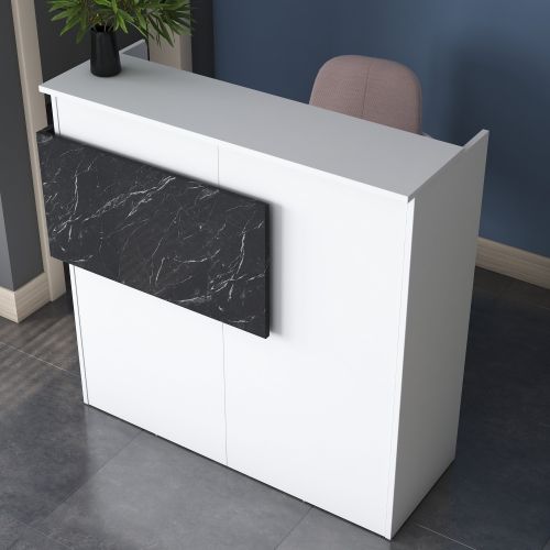 MA102 - 2929 WhiteMarble Reception Table slika 3