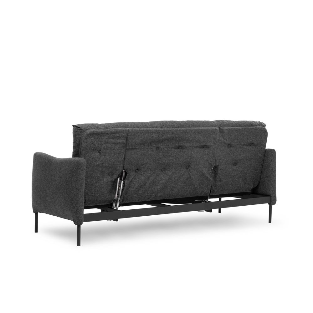 Renge - Tamno Siva 3-Sjedalna Sofa-Krevet slika 12