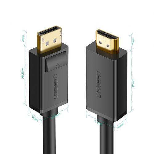 Ugreen DP to HDMI cable (M-M) 2m slika 3