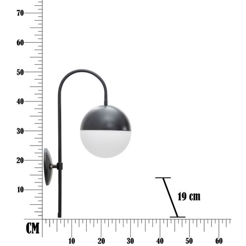 Mauro Ferretti Zidna svjetiljka darky street cm 19x31x51 slika 7