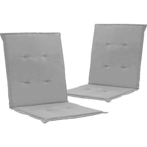 Jastuci za vrtne stolice 2 kom sivi 100 x 50 x 3 cm slika 1