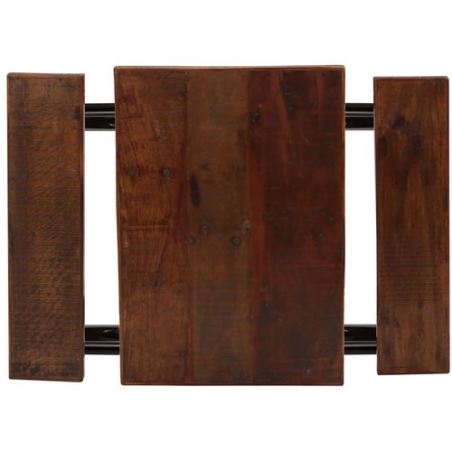 Barski stol s klupama od masivnog drva 80 x 50 x 107 cm slika 12
