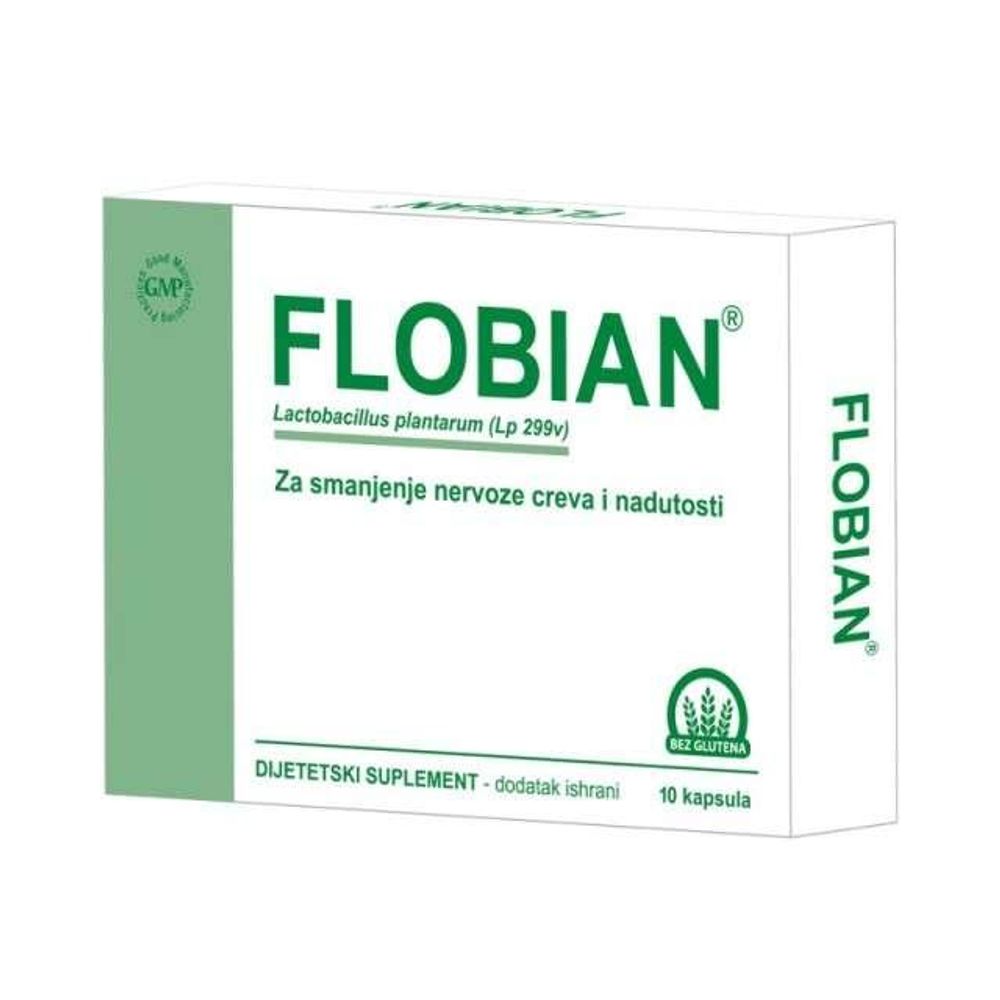 FLOBIAN 10CPS - Dijetski Suplement za Iritabilni Kolon slika 1