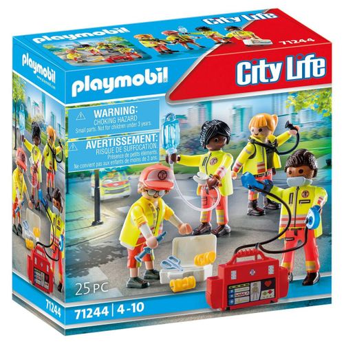 Playset Playmobil 71244 City Life Rescue Team 25 Dijelovi slika 1