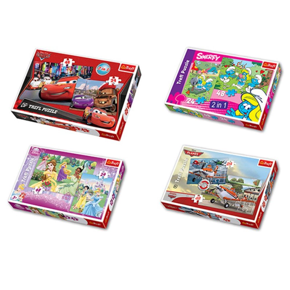 Trefl Puzzle 2 u 1 24+48  slika 1