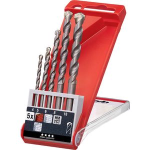 KWB set borera za kamen i beton  4 - 10 mm, 5 kom 