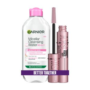 Garnier Micelarna + Maybelline Lash maskara