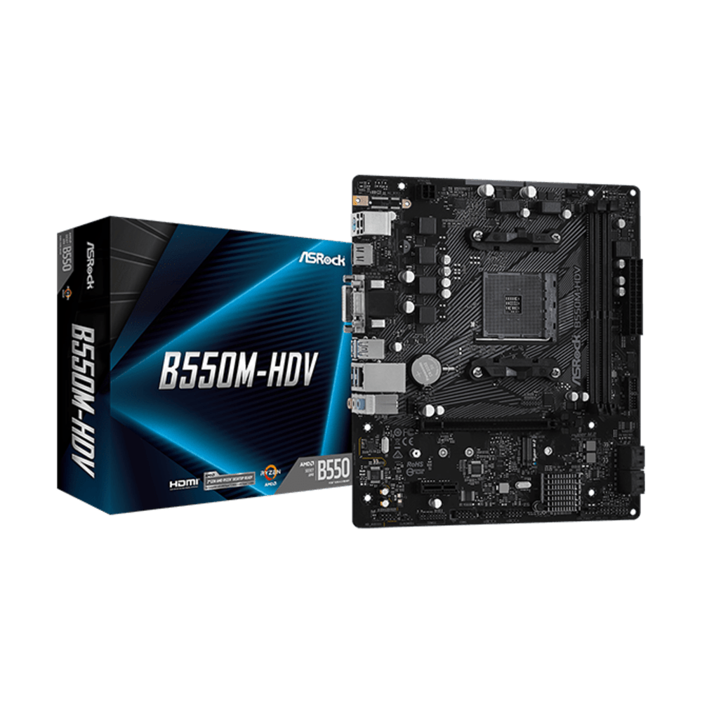 ASROCK MB B550M-HDV AMD B550 slika 1