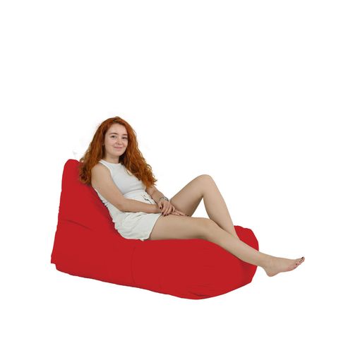 Atelier Del Sofa Vreća za sjedenje, Trendy Comfort Bed Pouf - Red slika 9