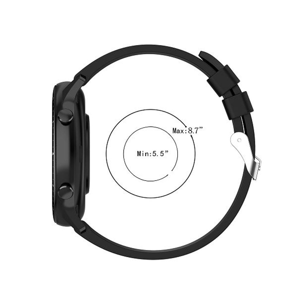 MAXMOBILE REMEN ZA PAMETNI SAT-Univer.,DS-17-JT,20mm,#1 black slika 5