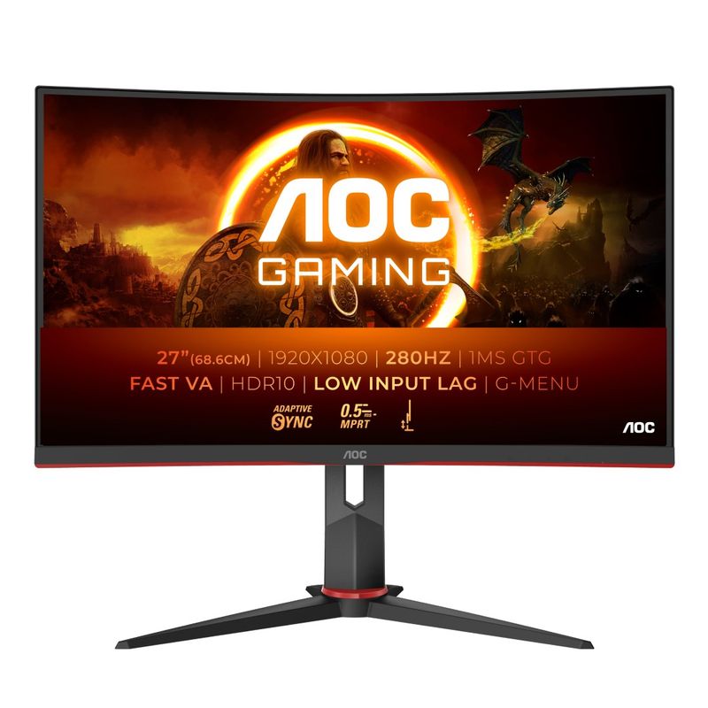 AOC AOC C27G2Z3 27” 280Hz zakrivljeni gaming monitor image