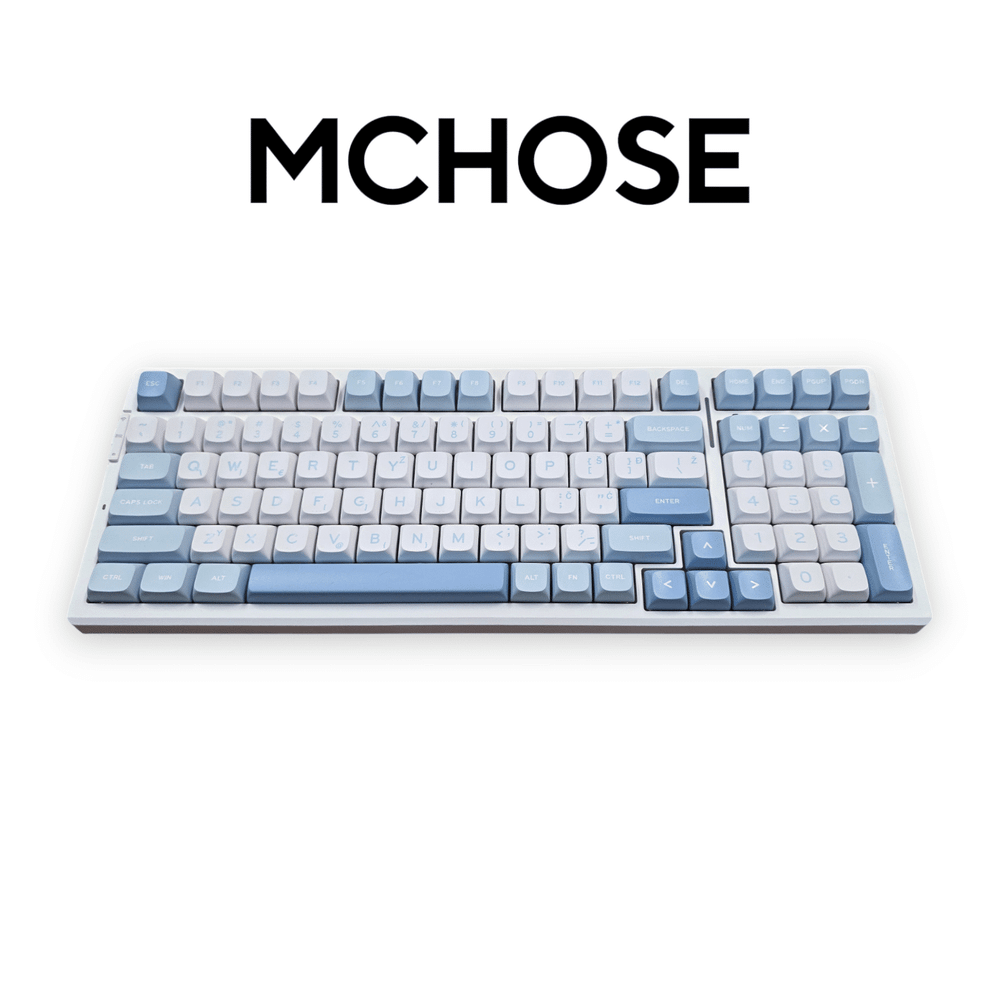 MCHOSE G98 Pro Mechanical Keyboard Blue, 98%, HW-G98S-2 /HR znakovi/ slika 1