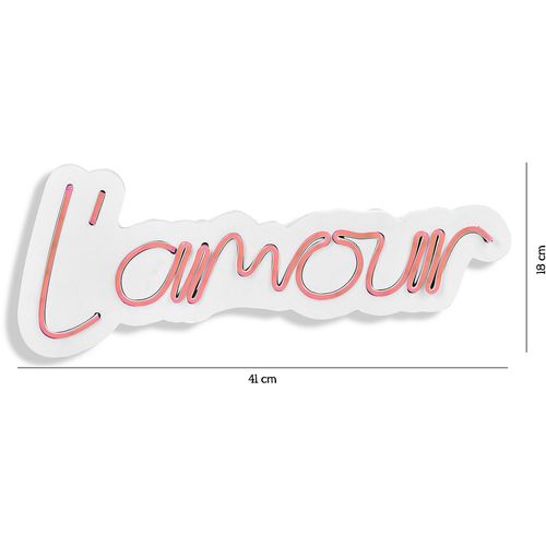 L'amour - Pink Pink Decorative Plastic Led Lighting slika 8