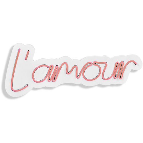Wallity Ukrasna plastična LED rasvjeta, L'amour - Pink slika 14