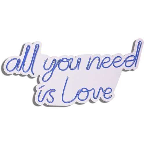 Wallity Ukrasna plastična LED rasvjeta, All You Need is Love - Blue slika 11