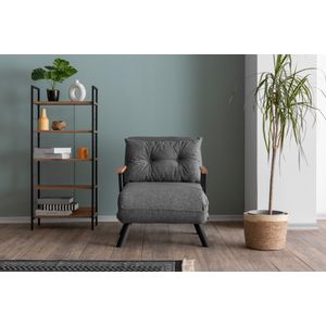 Sando Single - Light Grey Light Grey 1-Seat Sofa-Bed