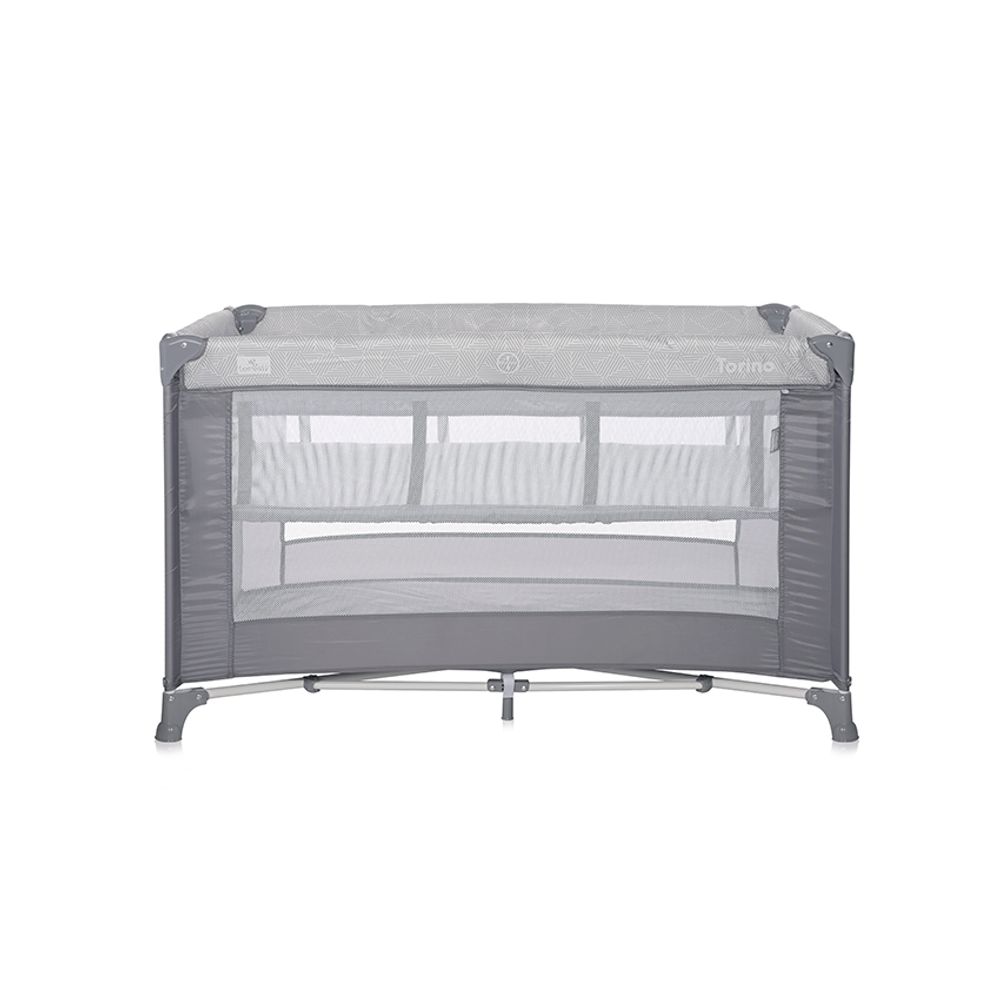 Lorelli Vikend krevetac Torino, Grey Striped Elements - 2 Nivoa slika 2