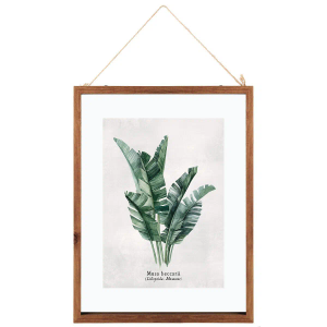 Atmosphera slika u okviru leaves 38x48cm staklo/mdf razne boje