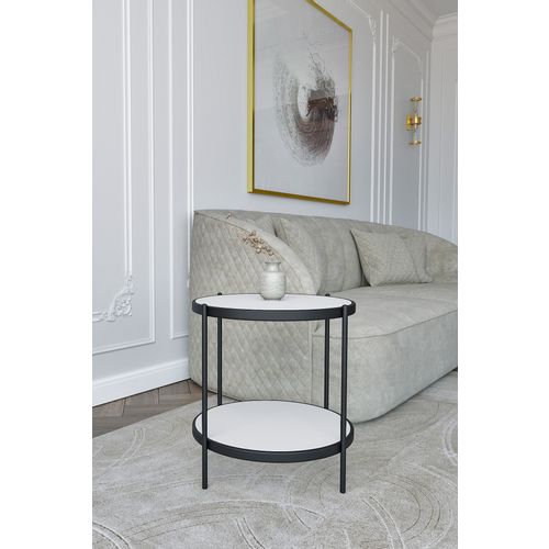 Nord - White White Side Table slika 2