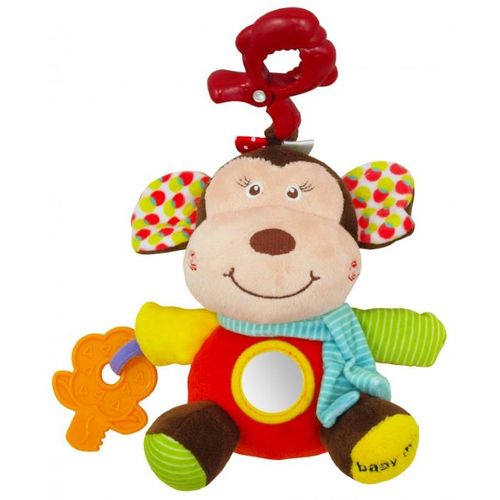 Baby Mix plišana igračka za kolica - Glazbeni majmunčić slika 1