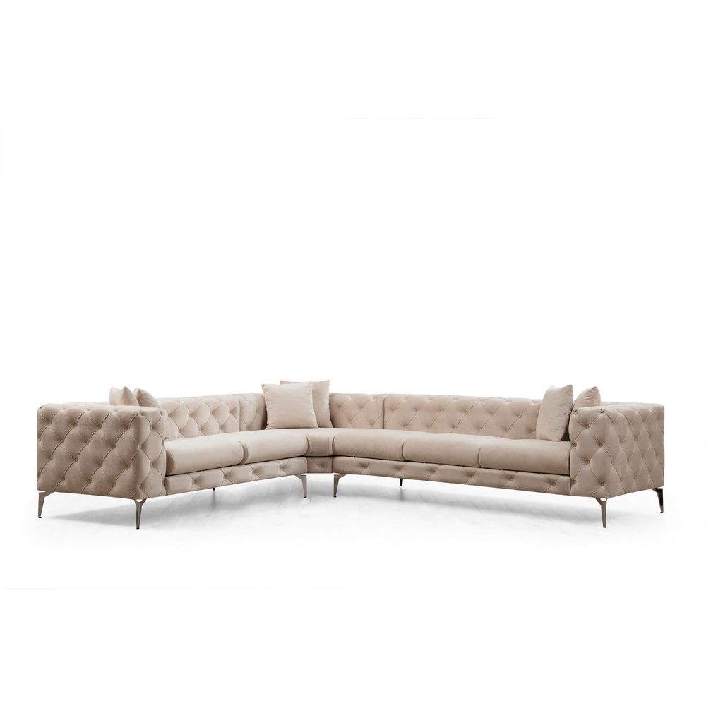 Como Left - Ecru Ugaona Sofa slika 4