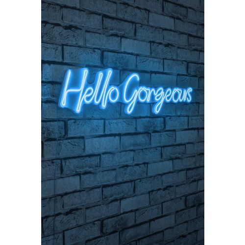 Wallity Ukrasna plastična LED rasvjeta, Hello Gorgeous - Blue slika 10