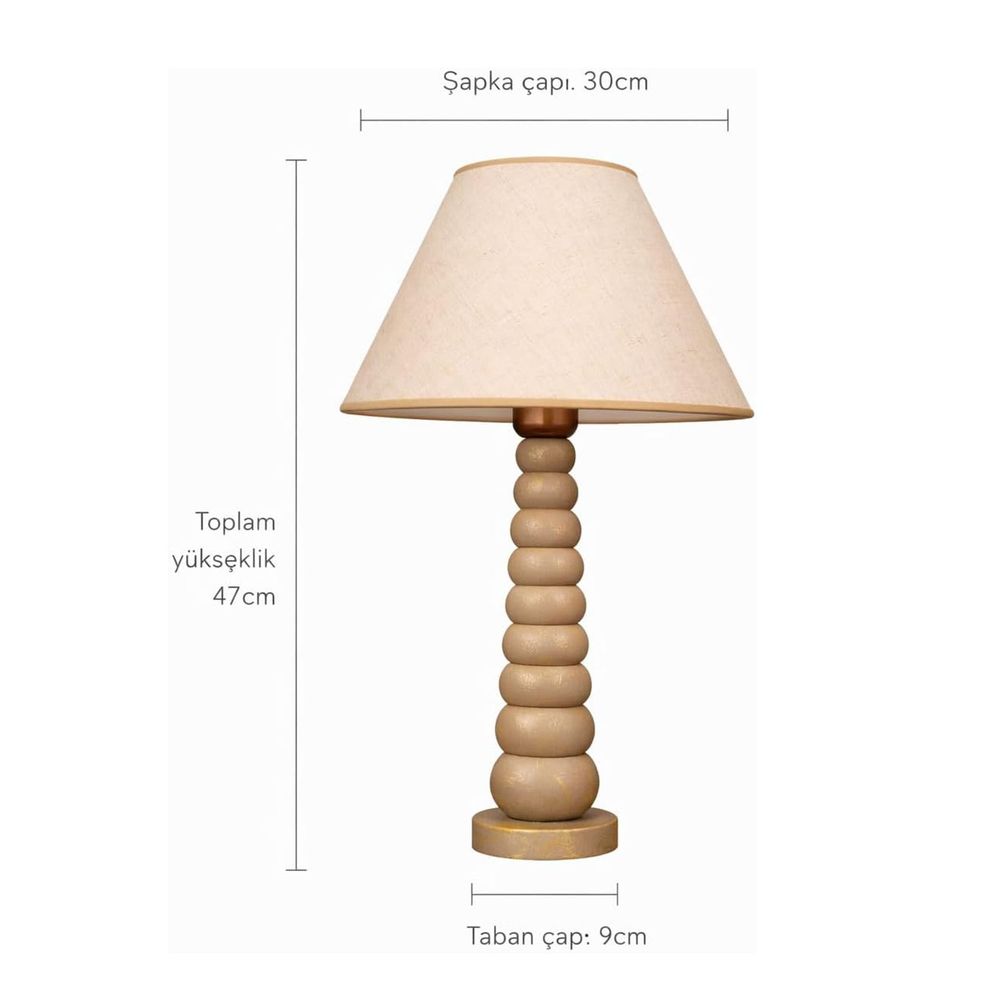 Stolna Lampa BK298 - zlatna boja slika 3