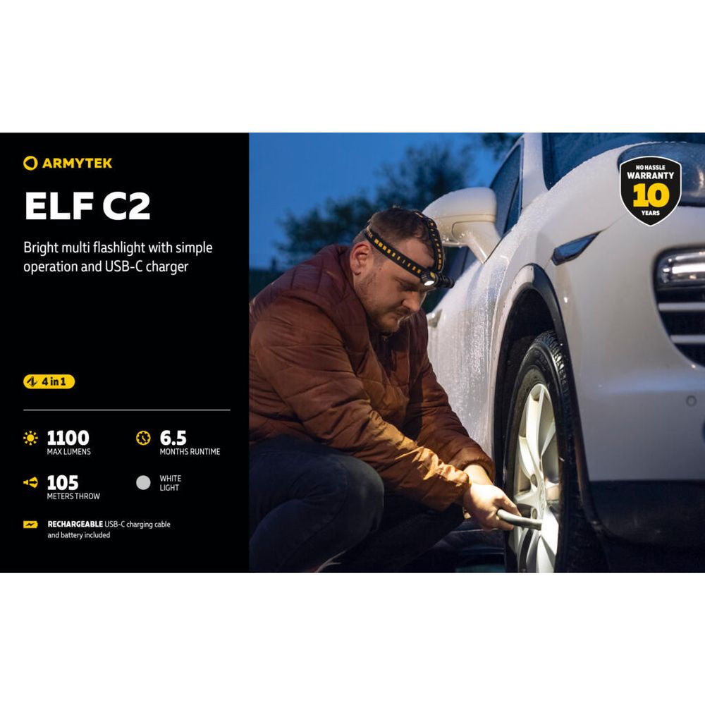 Armytek Baterijska lampa ELF C2 slika 3