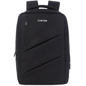 CANYON BPE-5, Laptop backpack, Black