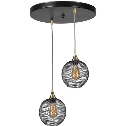 Jupiter 8721-2 Black Chandelier slika 1