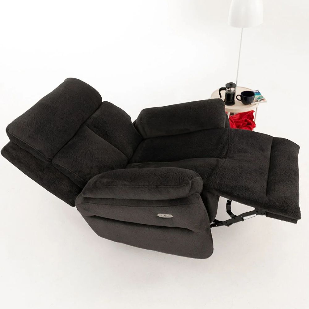 Električni Relax Fotelja Comfera - Crna slika 4