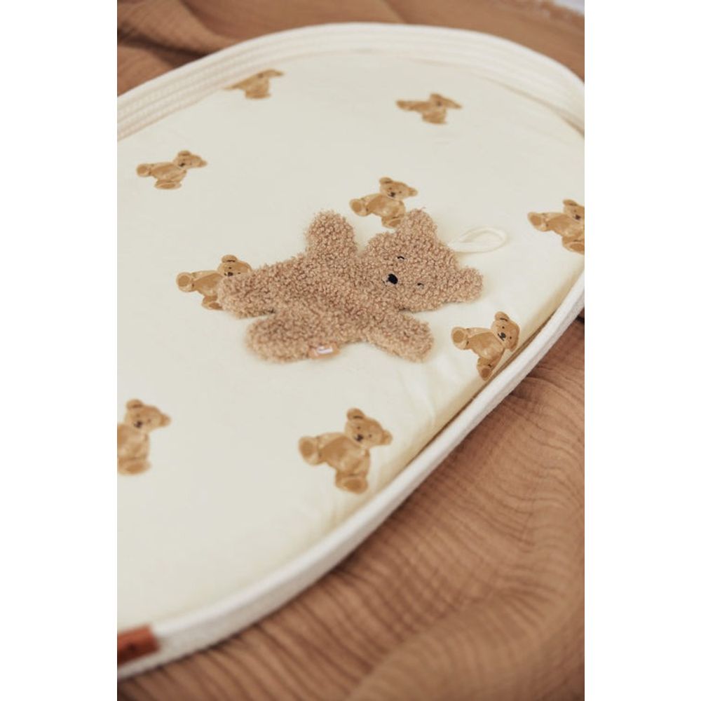 Jollein Tješilica sa trakom za dudu Teddy Bear, Biscuit slika 5