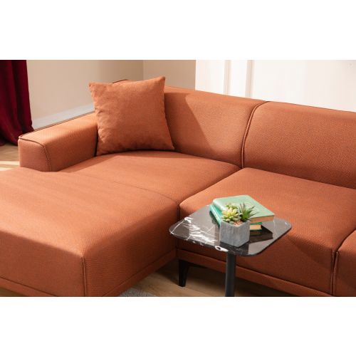 Atelier Del Sofa Kutna garnitura, naranča, Petra L Corner - Orange slika 4