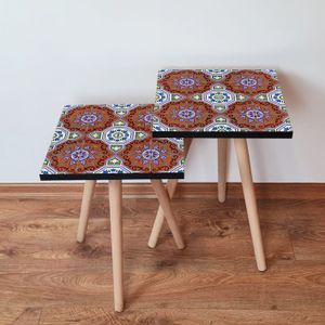 Nesting stolovi 2Shp51 - (2 komada) - boje: više boja