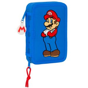 Super Mario Bros Play double pencil case 28pcs