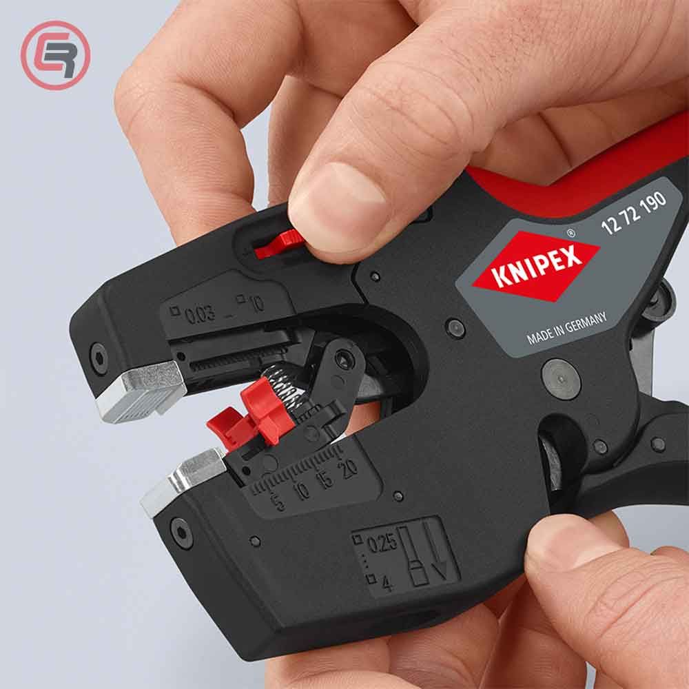 Knipex Kliješta Multifunkcionalna Za Električare NexStrip 10mm2 / 4mm2 / 10mm2 - 12 72 190 slika 7