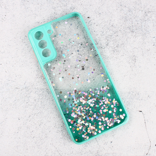 Maska Frame Glitter za Samsung G996B Galaxy S21 Plus mint slika 1