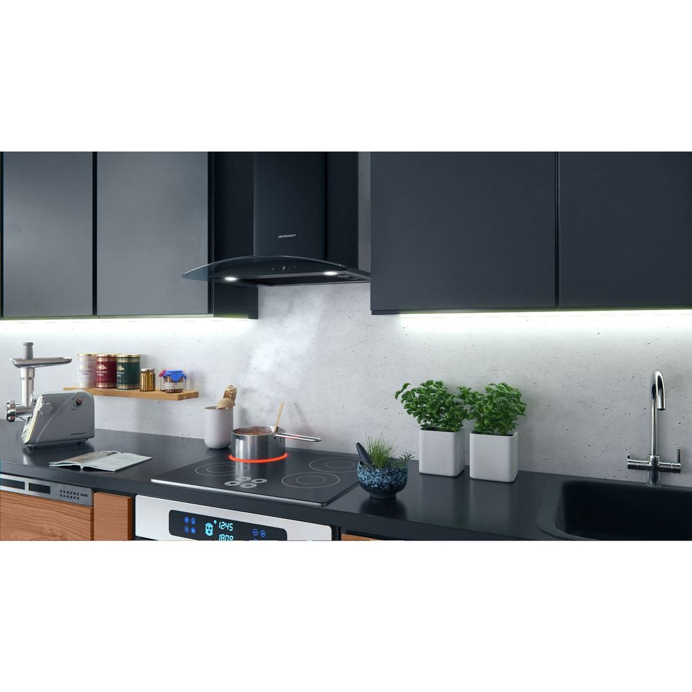 Berdsen BT-216 Crna kuhinjska napa 60 cm slika 8