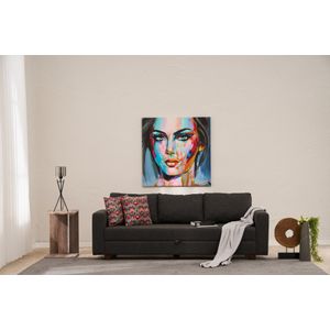 Aly - Sofabed u Antracitnoj Boji sa 3 Mjesta