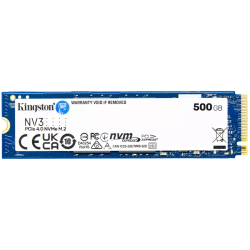 Kingston NV3 NVMe 500GB,R6000/W2200, M.2 2280 SNV3S/500G slika 1