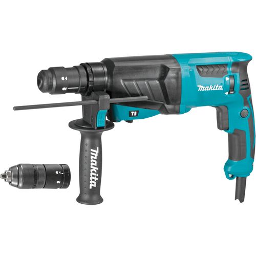 Makita Bušilica-Čekić 800W;2,4.J;3,5kg, 2 futera HR2630T slika 1