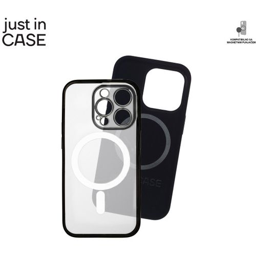 2u1 Extra case MAG MIX PLUS paket CRNI za iPhone 14 Pro slika 2