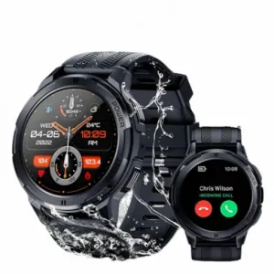 OUKITEL pametni sat BT10 Crni Smart Watch Sport Rugged / Zaštićen IP68/IP69K