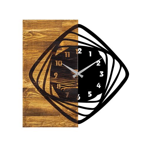 Wallity Ukrasni drveni zidni sat, Wooden Clock 4 slika 5