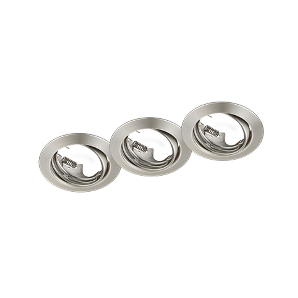 Jura NIKEL mat OKRUGLO SET/3 ugradbene slika 1