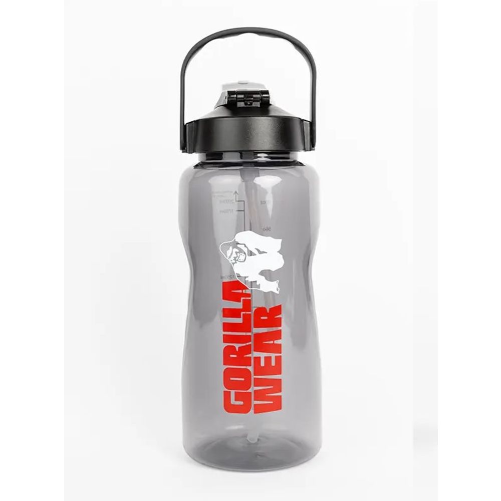 Gorilla Wear Boca za vodu sa navlakom 2000ml, Crna slika 5